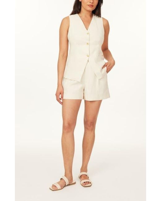 Scotch & Soda White Washed Longline Vest
