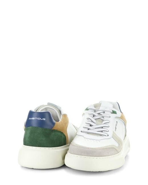 Ambitious White 13449 Low Top Sneaker for men
