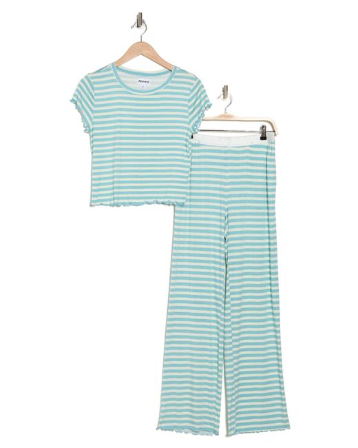 Abound Blue After Hours Cap Sleeve Top & Pants Pajamas