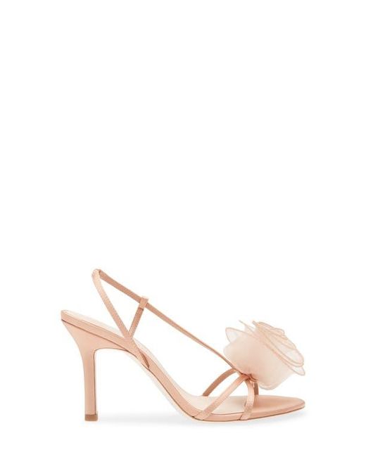 Loeffler Randall Pink Steph Rosette Slingback Sandal
