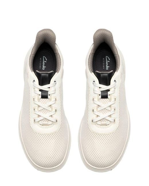 Clarks White Mullan Go Sneaker for men