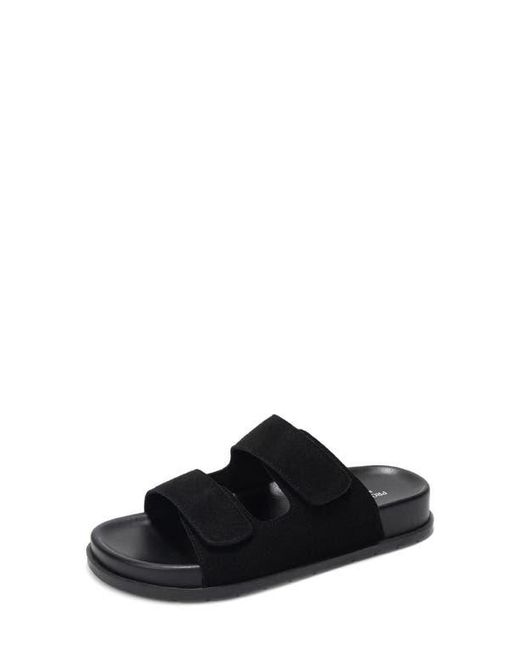 Project Cloud Black Aurelia Slide Sandal