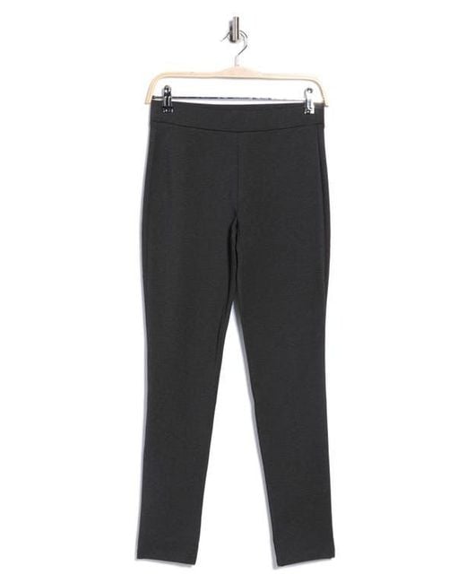 Theory Black Shawn Pull-On Ponte Knit Pants