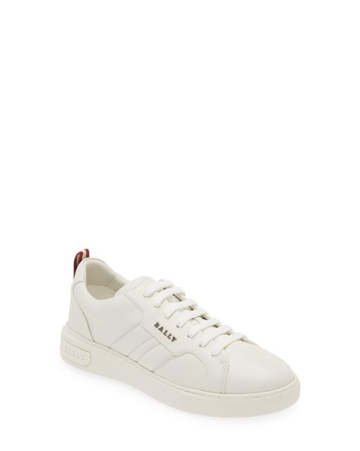 Bally White Maxim Leather Sneaker ( for men