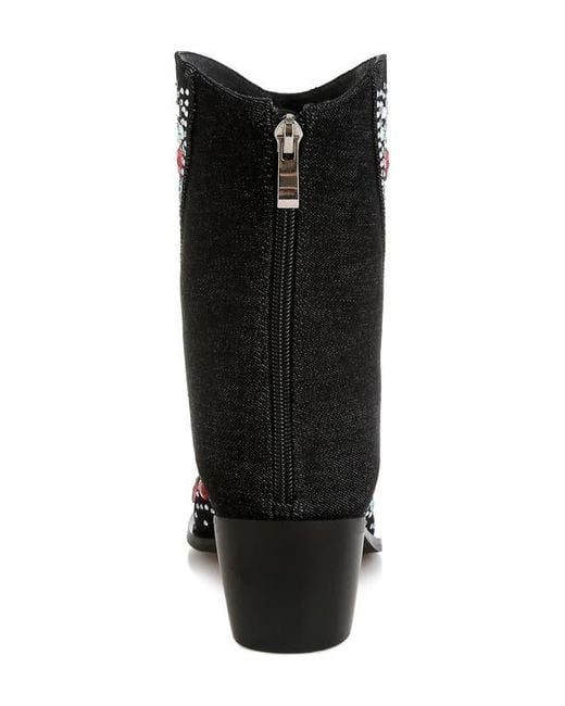 LONDON RAG Black Starlit Bootie