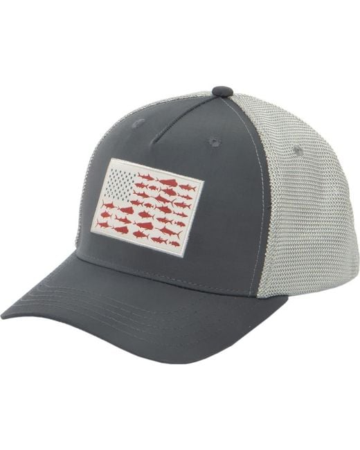 San Diego Hat Gray Fish Patch Trucker Hat for men
