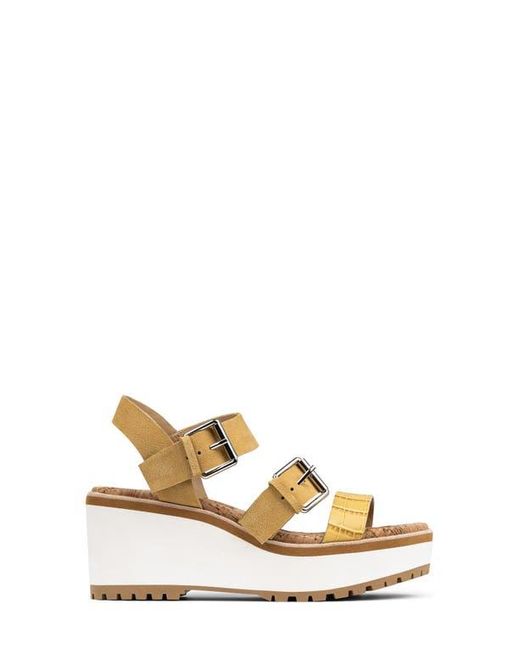 Donald J Pliner Metallic Blerina Foam Wedge Sandal
