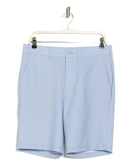 PGA TOUR Blue Printed 9" Golf Shorts for men