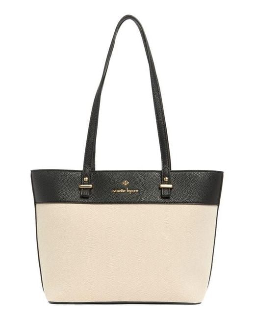 Nanette Lepore Black Sabine Mixed Tote Bag Set