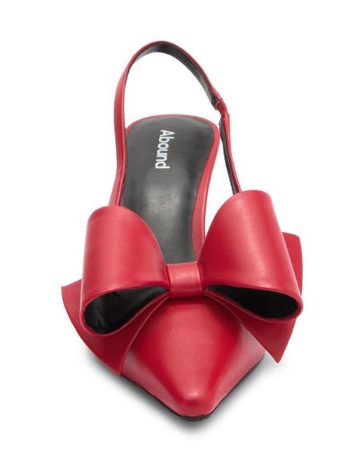 Abound Red Heaven Slingback Pump