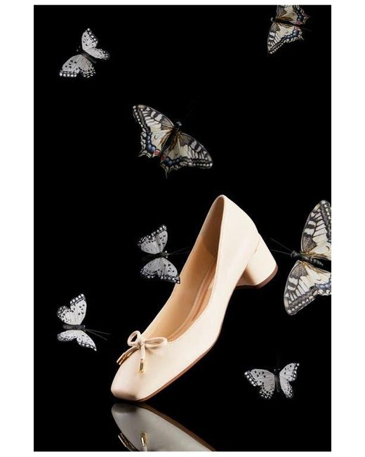 Franco Sarto Natural Natalia Block Heel Pump