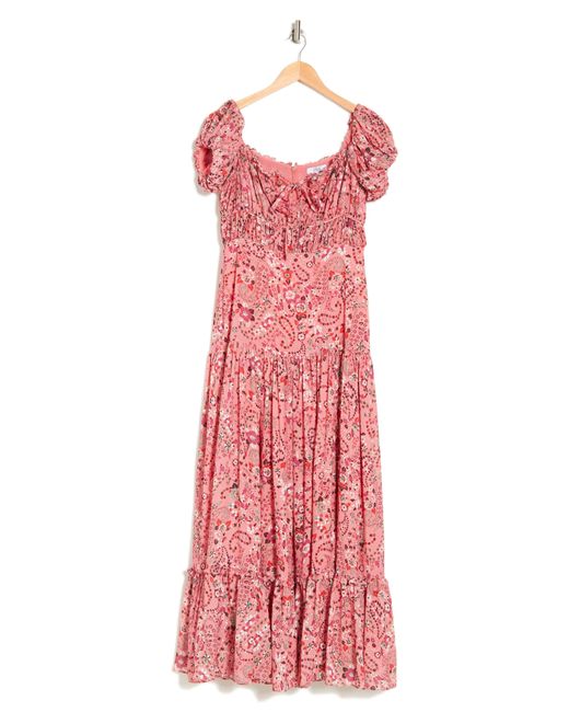 AREA STARS Gisele Tiered Maxi Dress