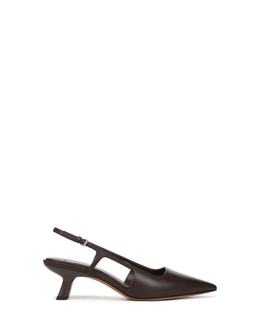 Vince Brown Bianca Slingback Pointed Toe Pump
