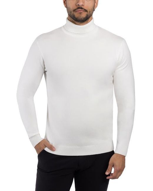 Xray Jeans White Turtleneck Pullover Sweater for men