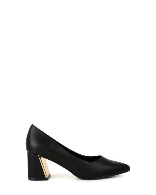 LONDON RAG Black Casey Pump