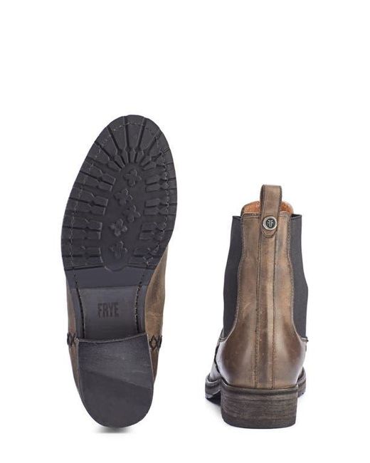 Frye Brown Melissa Double Sole Chelsea Boot