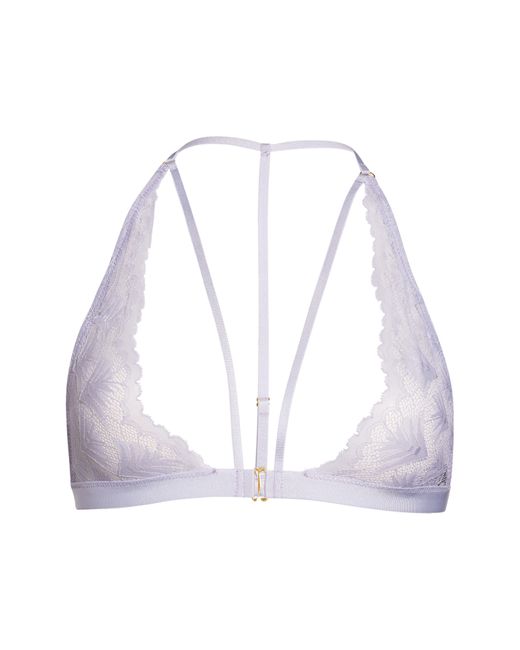 SUZY BLACK Dianah Lace Bralette In Baby Blue At Nordstrom Rack in