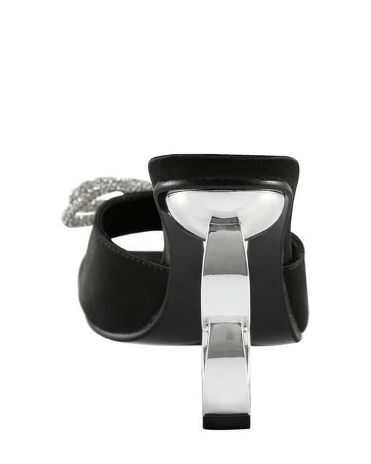 Ninety Union Black Regal Bow Slide Sandal