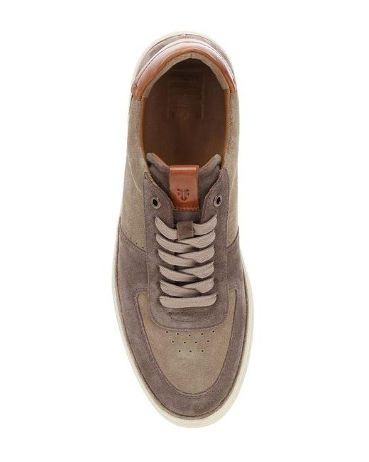 Frye Brown Astor Court Low Top Sneaker for men