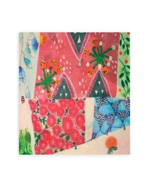 Saachi Multicolor Spring Print Scarf