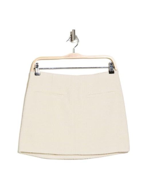 A.L.C. Natural Cowan Tweed Miniskirt