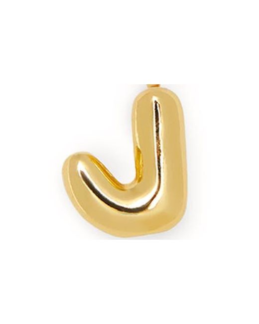 Saachi Yellow Bubble Charm Initial Bracelet