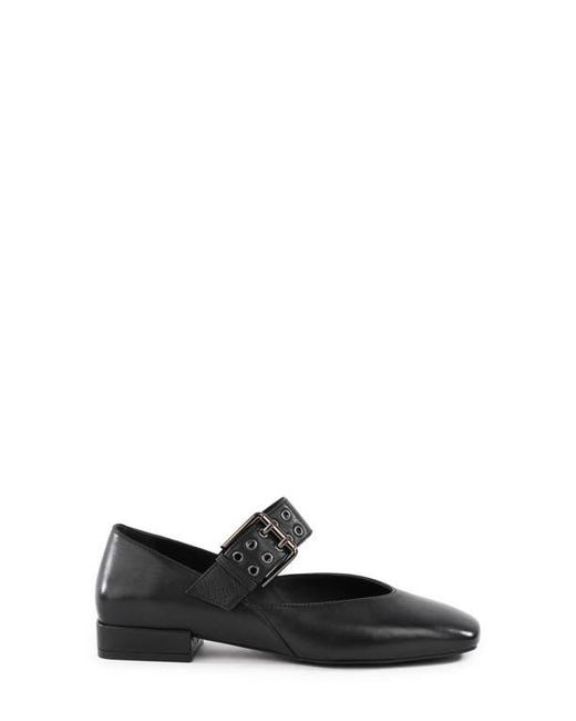 Seychelles Black Petal Mary Jane Flat