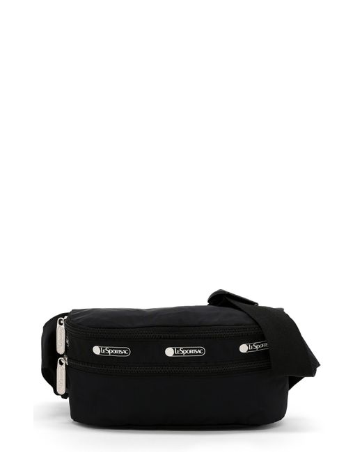LeSportsac Black Zip Belt Bag