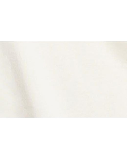 Adidas White Embroidered Logo Crewneck T-Shirt