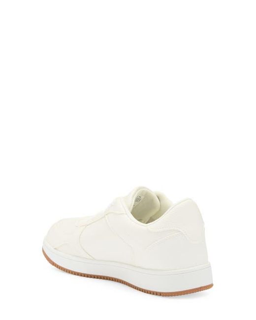 Danskin White Two-Toned Court Sneaker