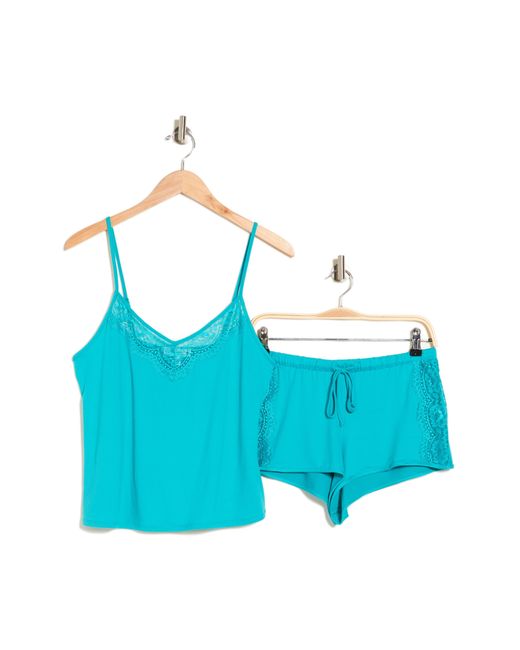 In Bloom Blue Before Sunset Cami & Shorts Pajamas