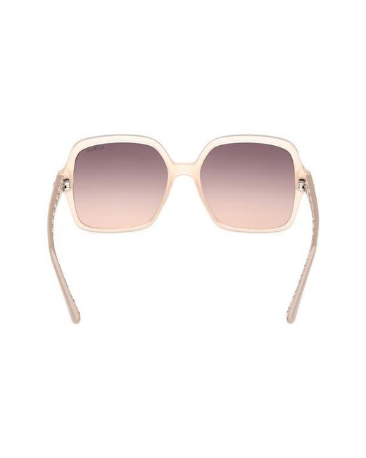 Guess Pink Square Sunglasses for men