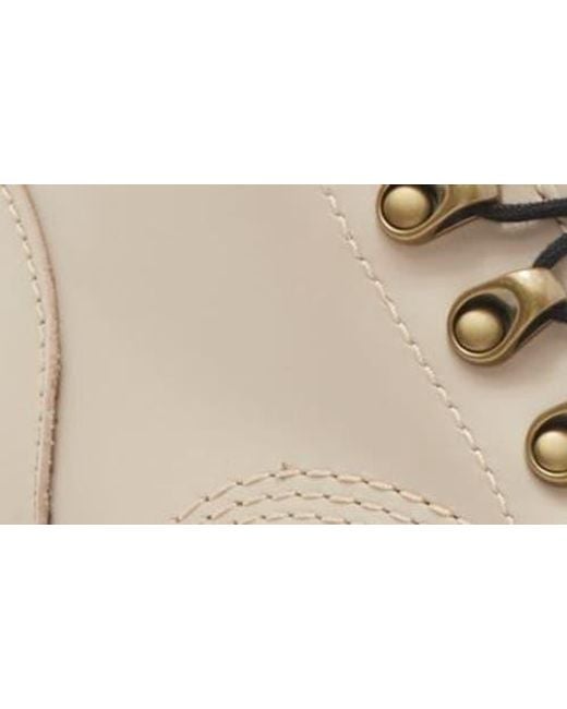 Dr. Martens Natural Leona Combat Boot