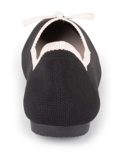 Tahari Black Tortuga Ballet Flat