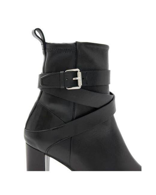 AllSaints Black Havana Platform Bootie