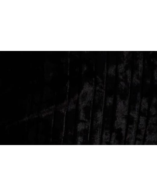 Free People Black Star Sign Ribbed Wide Leg Velvet Pants