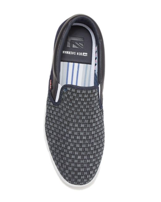 ben sherman slip on sneakers