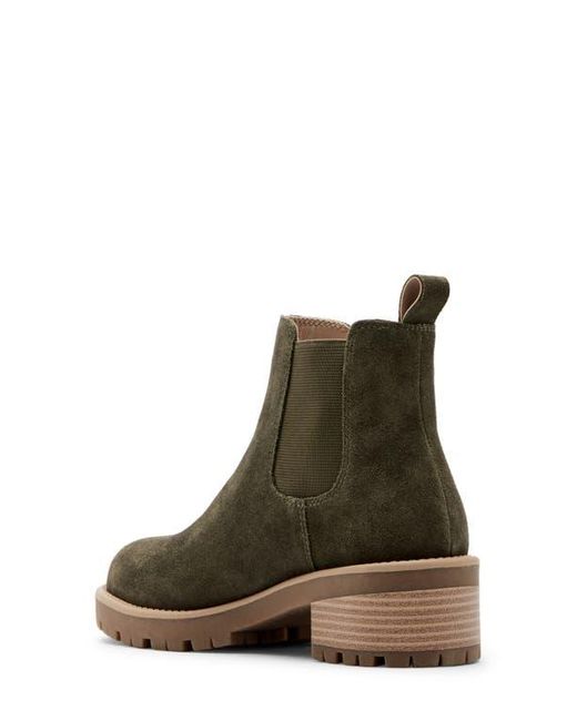 Blondo Green Waterproof Suede Chelsea Boots