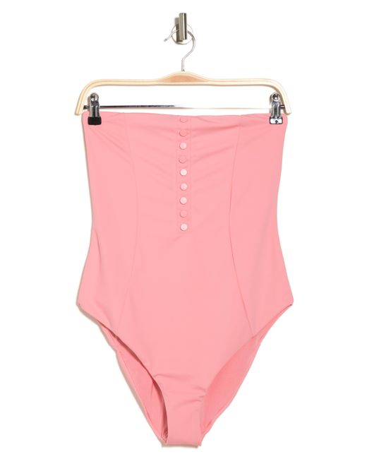 Onia Adrienne Onepiece Swimsuit In Rosette At Nordstrom Rack in Pink