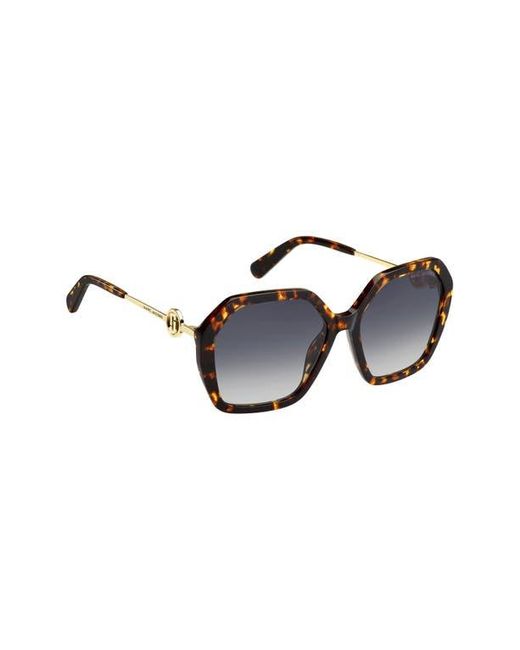 Marc Jacobs Blue 57Mm Gradient Square Sunglasses