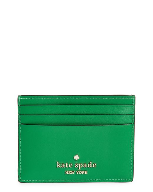 Kate Spade Green What-a-melon Card Wallet