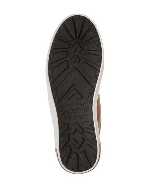 Blackstone Brown 'Cw96' Genuine Shearling Lined Sneaker Boot