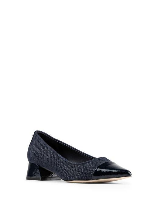 Donald J Pliner Blue Cap Toe Pump