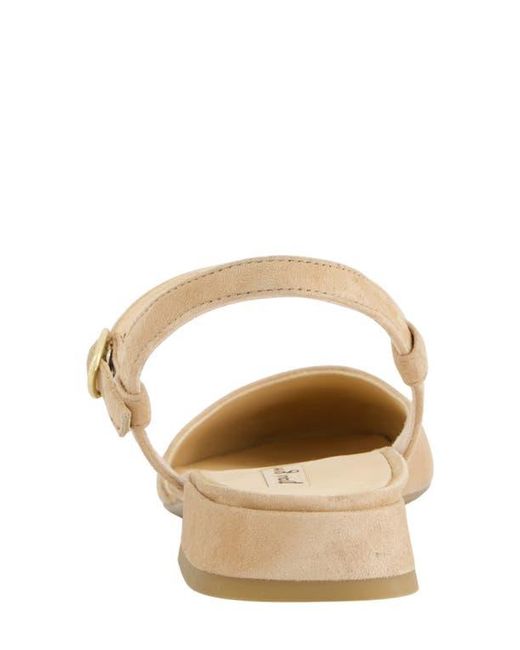 Paul Green Natural Bianca Ankle Strap Pump
