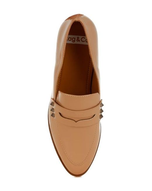Rag & Co Brown Noshiya Penny Loafer