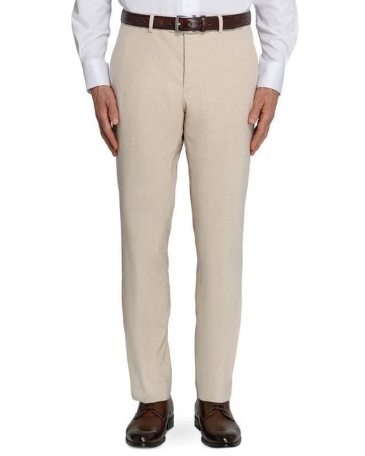 Con.struct Natural Plaid Suit Pants for men