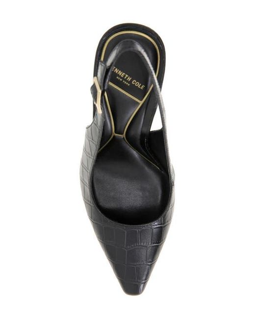 Kenneth Cole Black Quinnly Slingback Pump