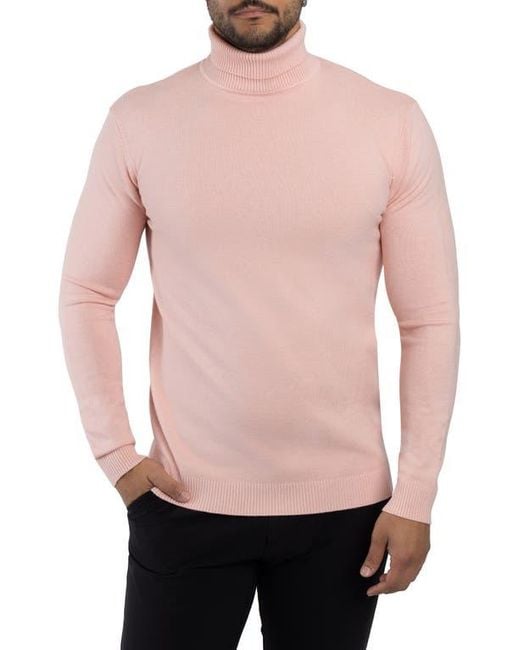 Xray Jeans Pink Turtleneck Pullover Sweater for men