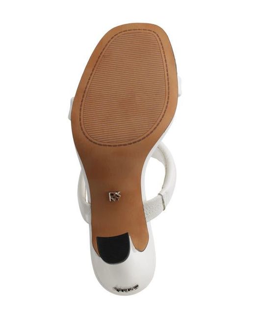 DKNY White Selene Sandal