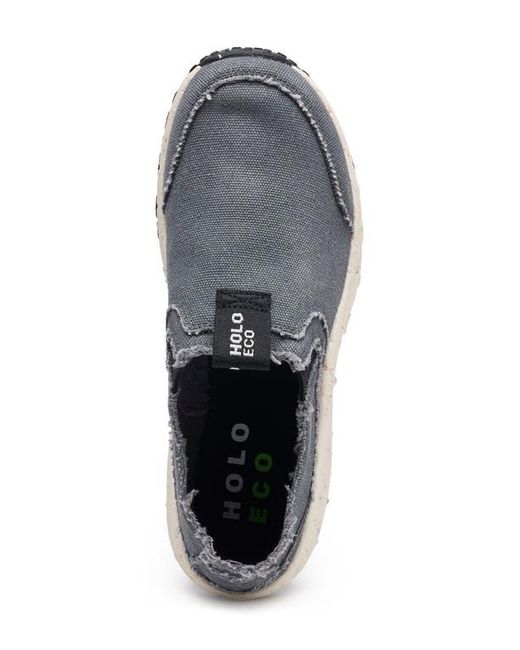 HOLO Footwear White Athena Moc Slip-On Shoe